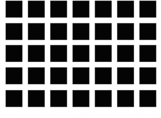 optical illusion grey ghost dots