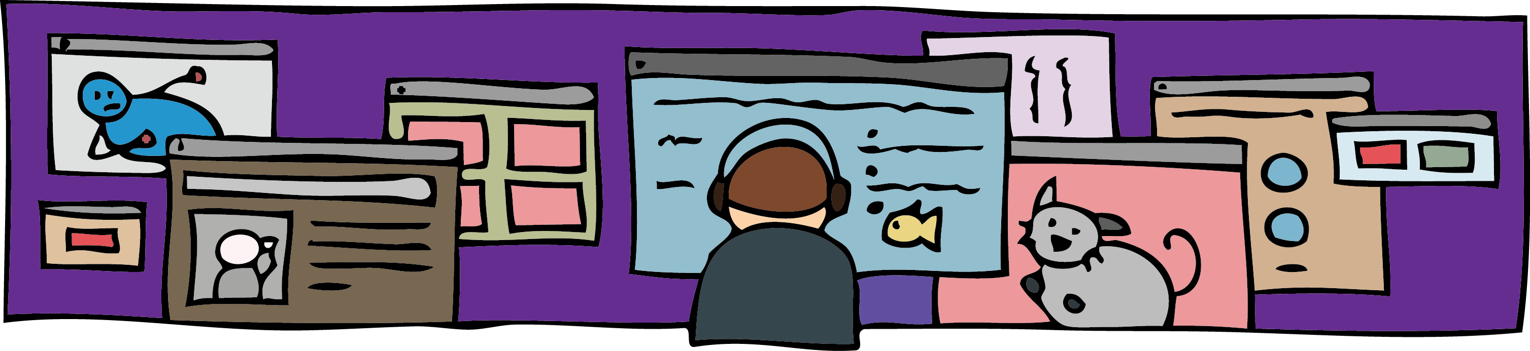 multiple browser windows internet distraction