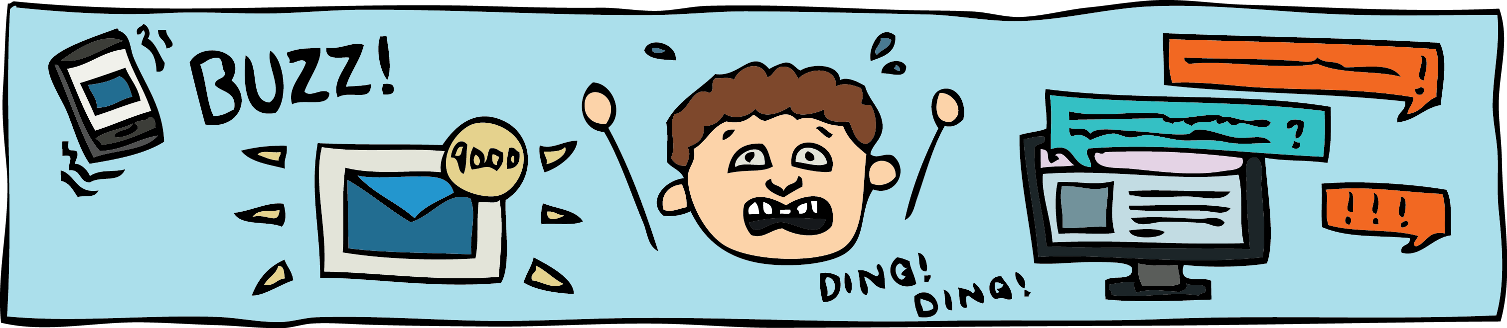 work-related technology distractions